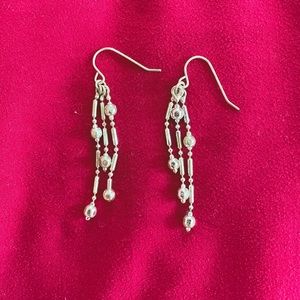 Silver earrings